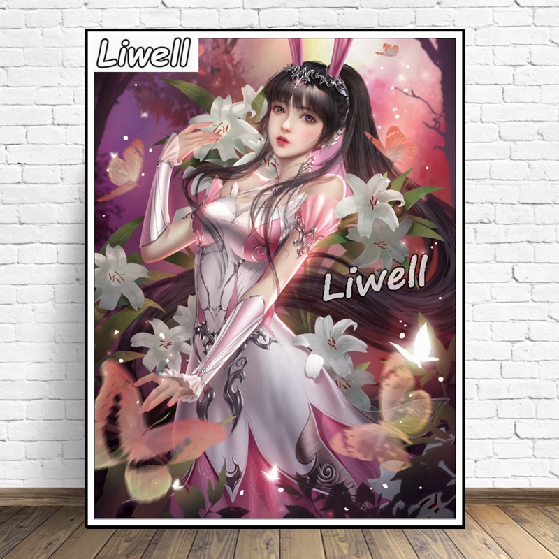 Tự Làm Trung Quốc Anime Đất Li - đánh giá và giá Resin Art Wallpaper
