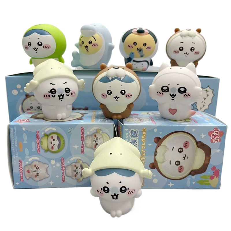 8pcs/Box Kawaii Chiikawa Aquar - đánh giá và giá Resin Art Case
