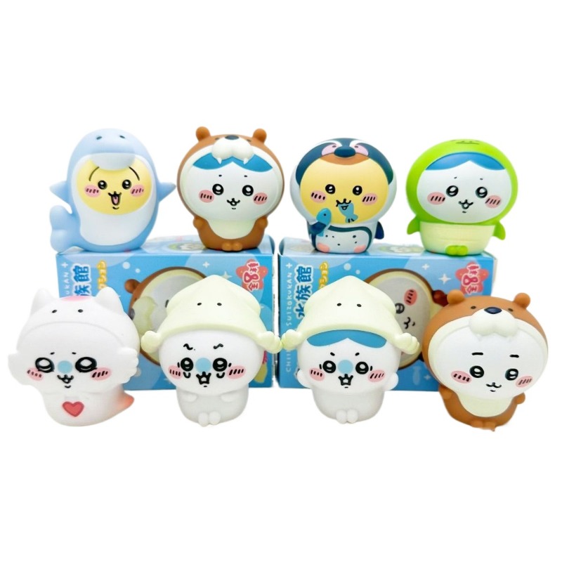 8pcs/Box Kawaii Chiikawa Aquar - đánh giá và giá Resin Art Case