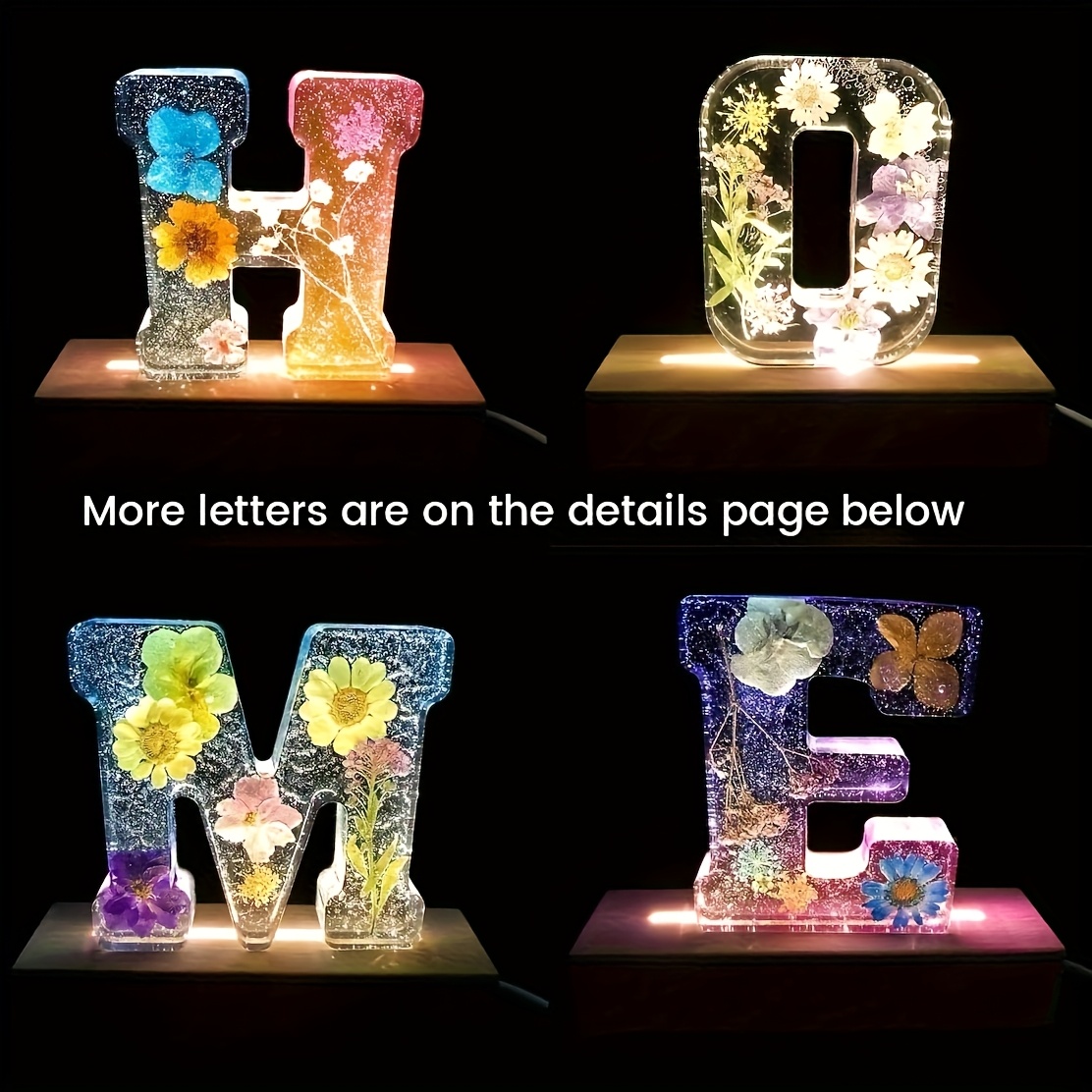 7-Inch Large Letter Resin Mold - đánh giá và giá Resin Art Alphabet