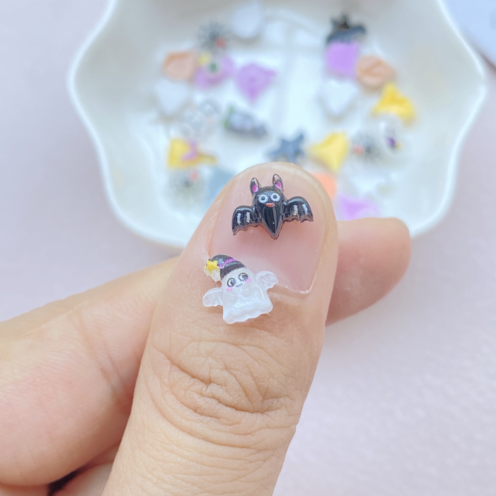 100PCS Halloween 3D Nail Art D - đánh giá và giá Resin Art Equipment
