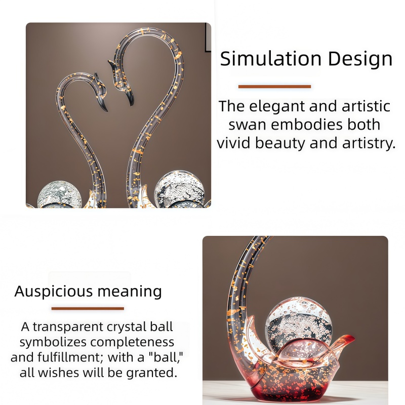 Luxury Resin Swan Figurine Cou - đánh giá và giá Resin Art Wedding Gift